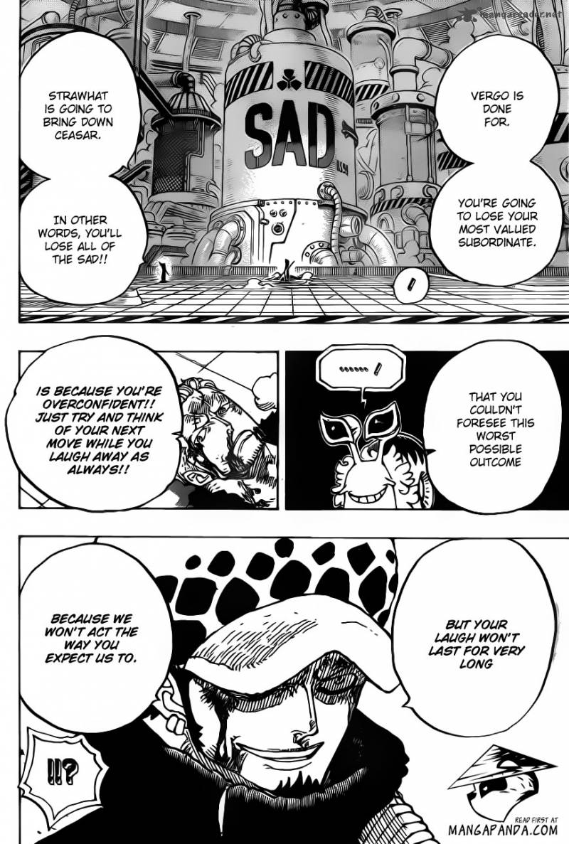 One Piece Manga Chapter 690 page 16 - SAD