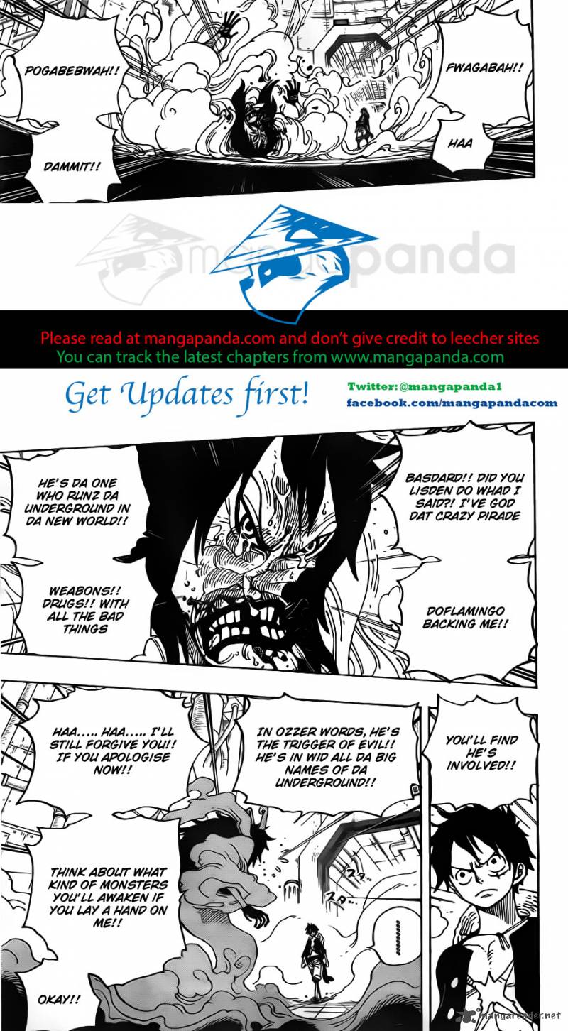 One Piece Manga Chapter 690 page 5 - SAD
