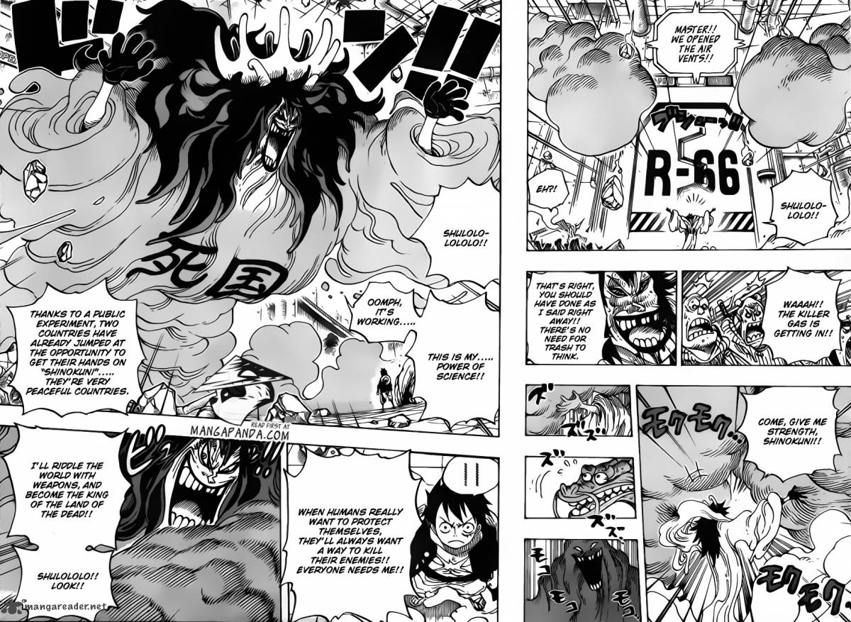 One Piece Manga Chapter 691 page 11 - King of Shinokuni