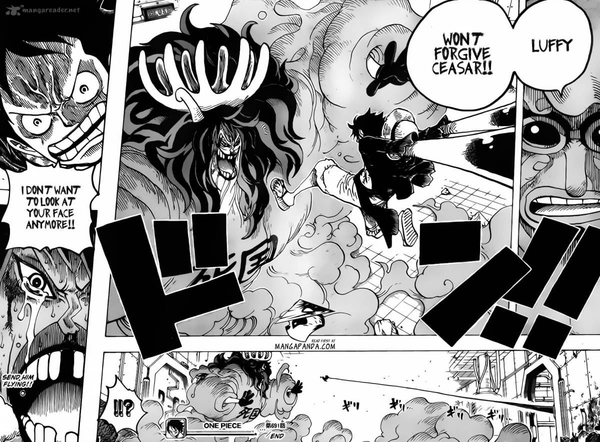 One Piece Manga Chapter 691 page 16 - King of Shinokuni