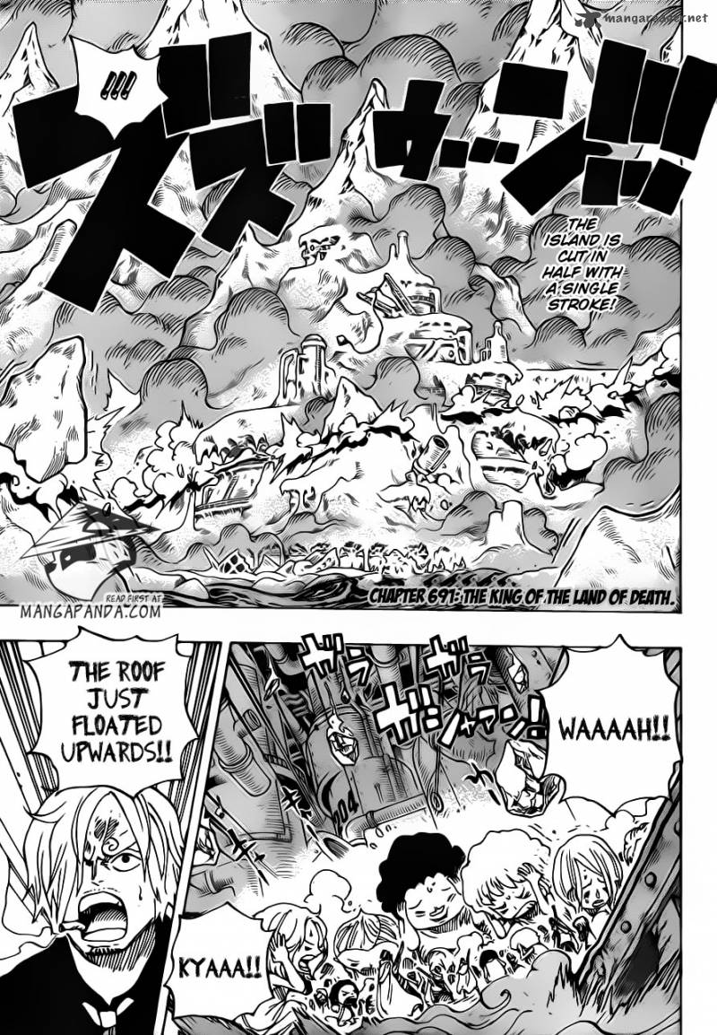 One Piece Manga Chapter 691 page 2 - King of Shinokuni