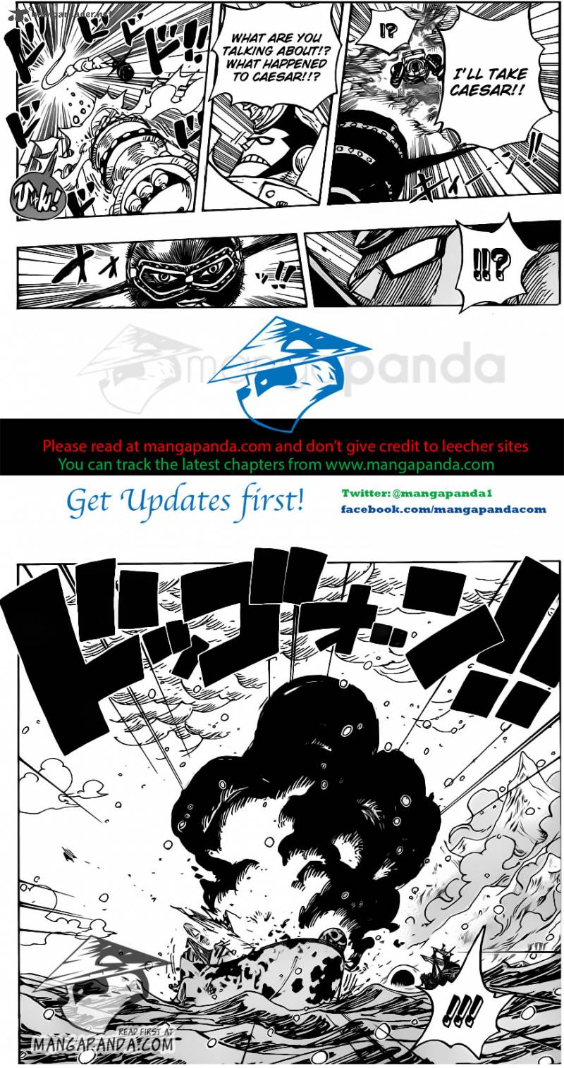 One Piece Manga Chapter 693 page 11 - Die for Me