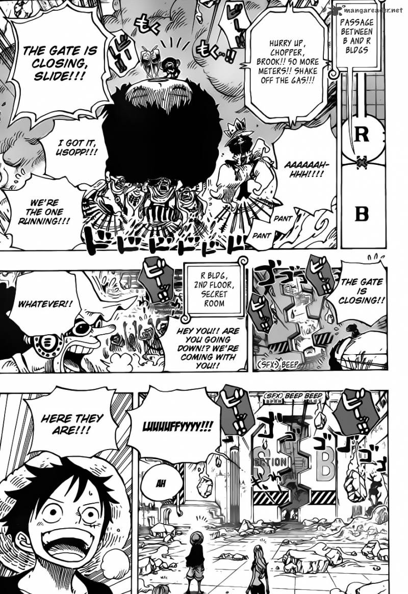One Piece Manga Chapter 693 page 14 - Die for Me