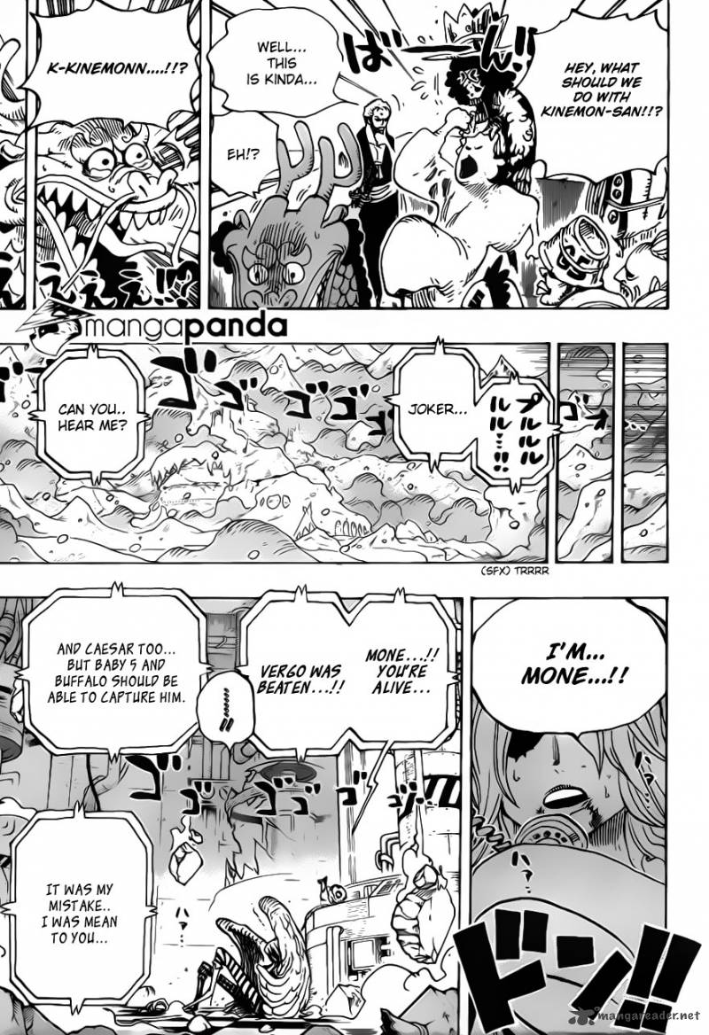 One Piece Manga Chapter 693 page 16 - Die for Me