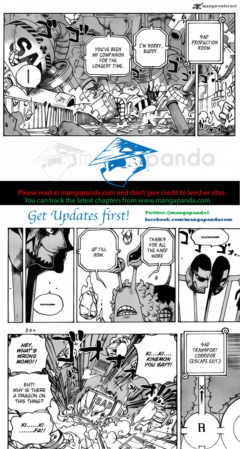 One Piece Manga Chapter 694 page 7 - The Most Dangerous Man