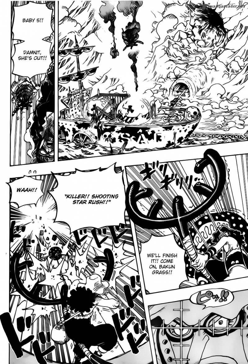 One Piece Manga Chapter 695 page 15 - Leave It to Us!!!