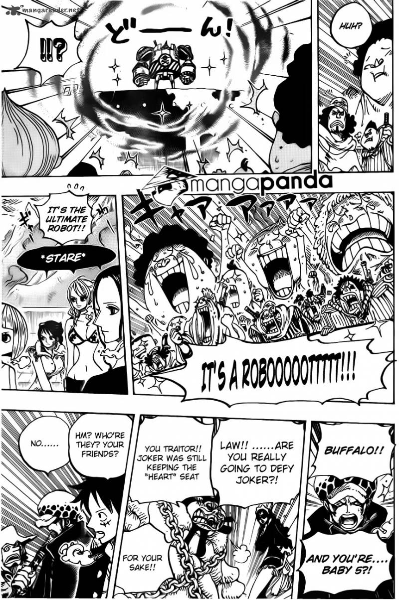 One Piece Manga Chapter 695 page 9 - Leave It to Us!!!