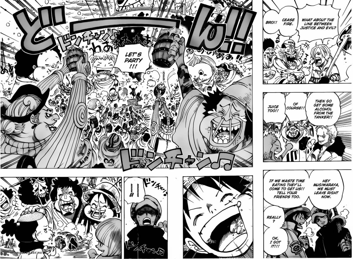 One Piece Manga Chapter 696 page 18 - Alignment of Interests
