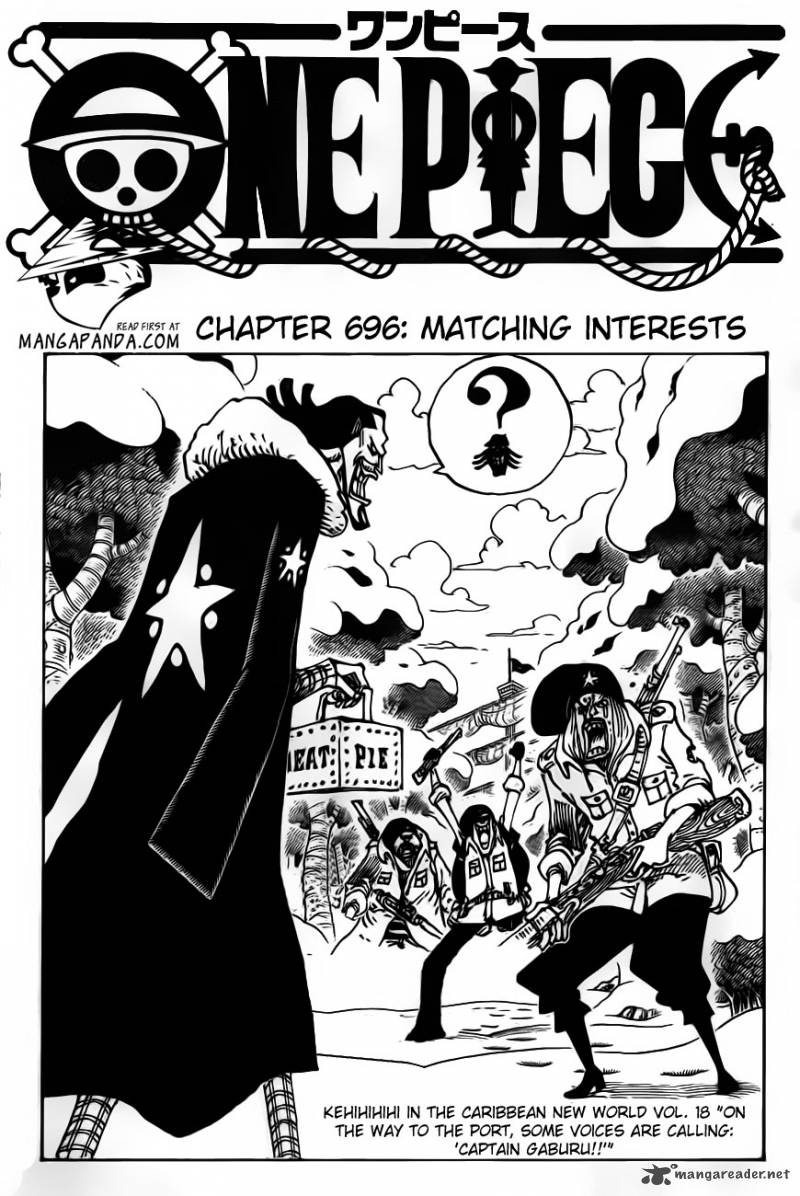 One Piece Manga Chapter 696 page 3 - Alignment of Interests