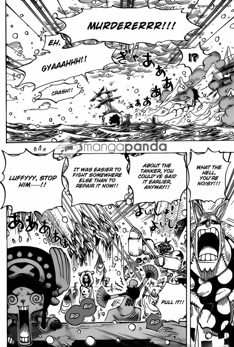 One Piece Manga Chapter 696 page 6 - Alignment of Interests