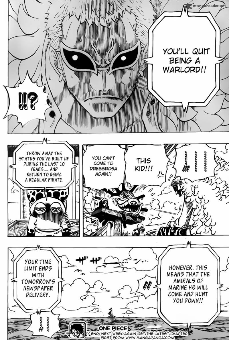 One Piece Manga Chapter 697 page 19 - A Deal