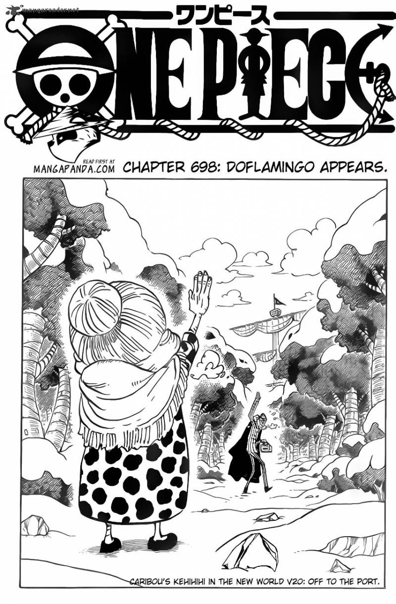 One Piece Manga Chapter 698 page 1 - Doflamingo Appears