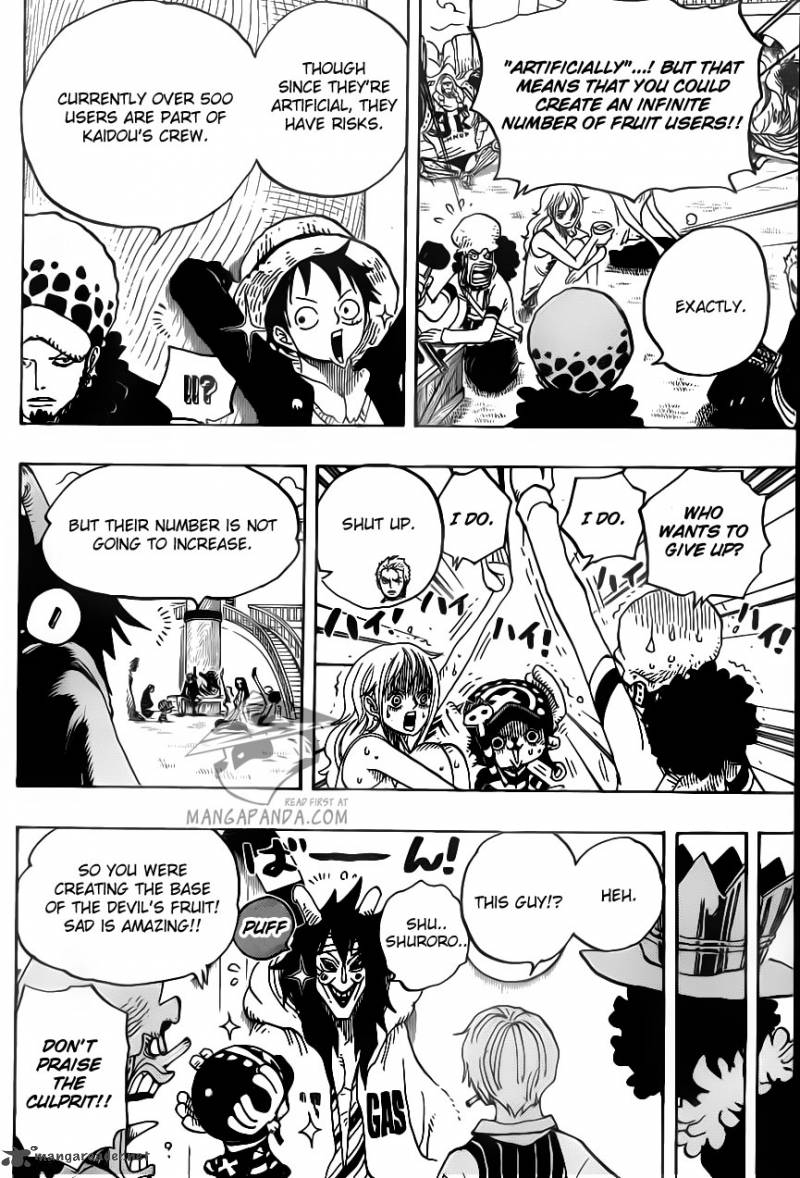 One Piece Manga Chapter 698 page 16 - Doflamingo Appears