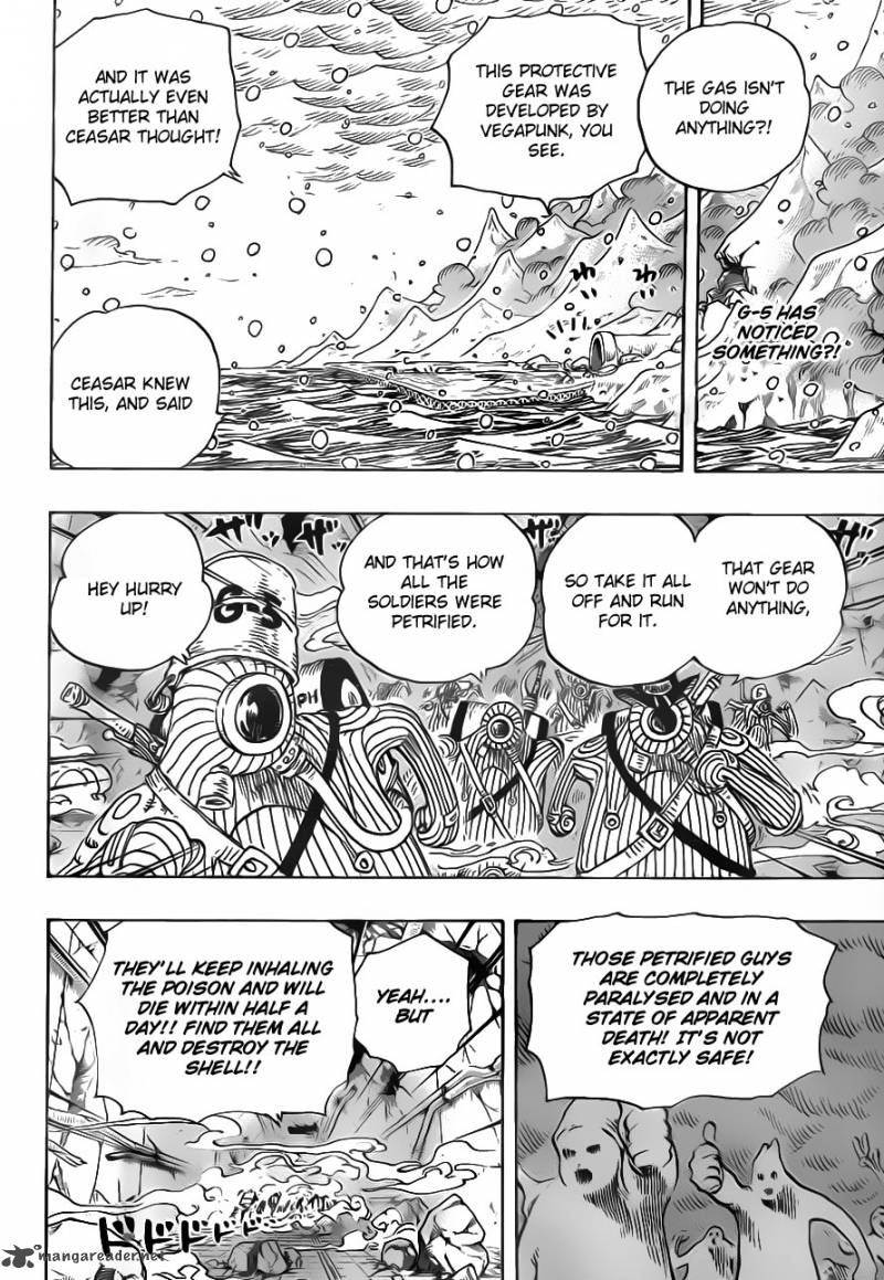 One Piece Manga Chapter 698 page 2 - Doflamingo Appears