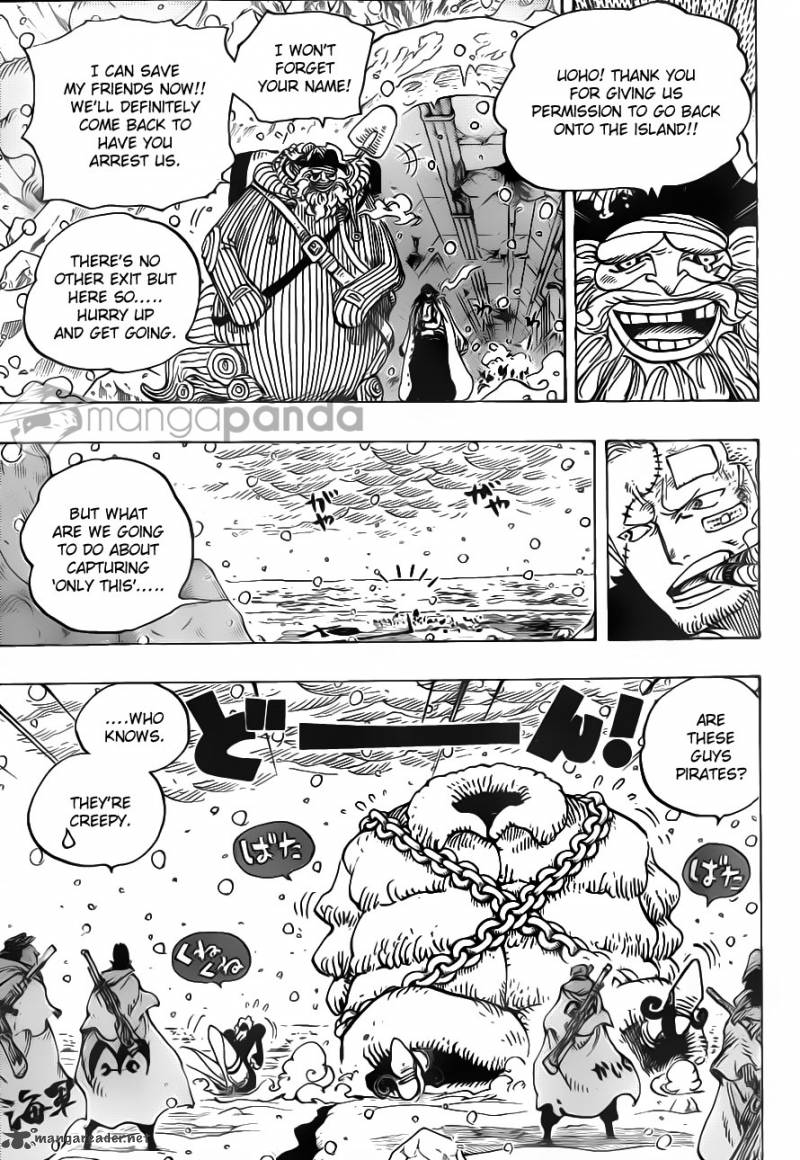 One Piece Manga Chapter 698 page 3 - Doflamingo Appears