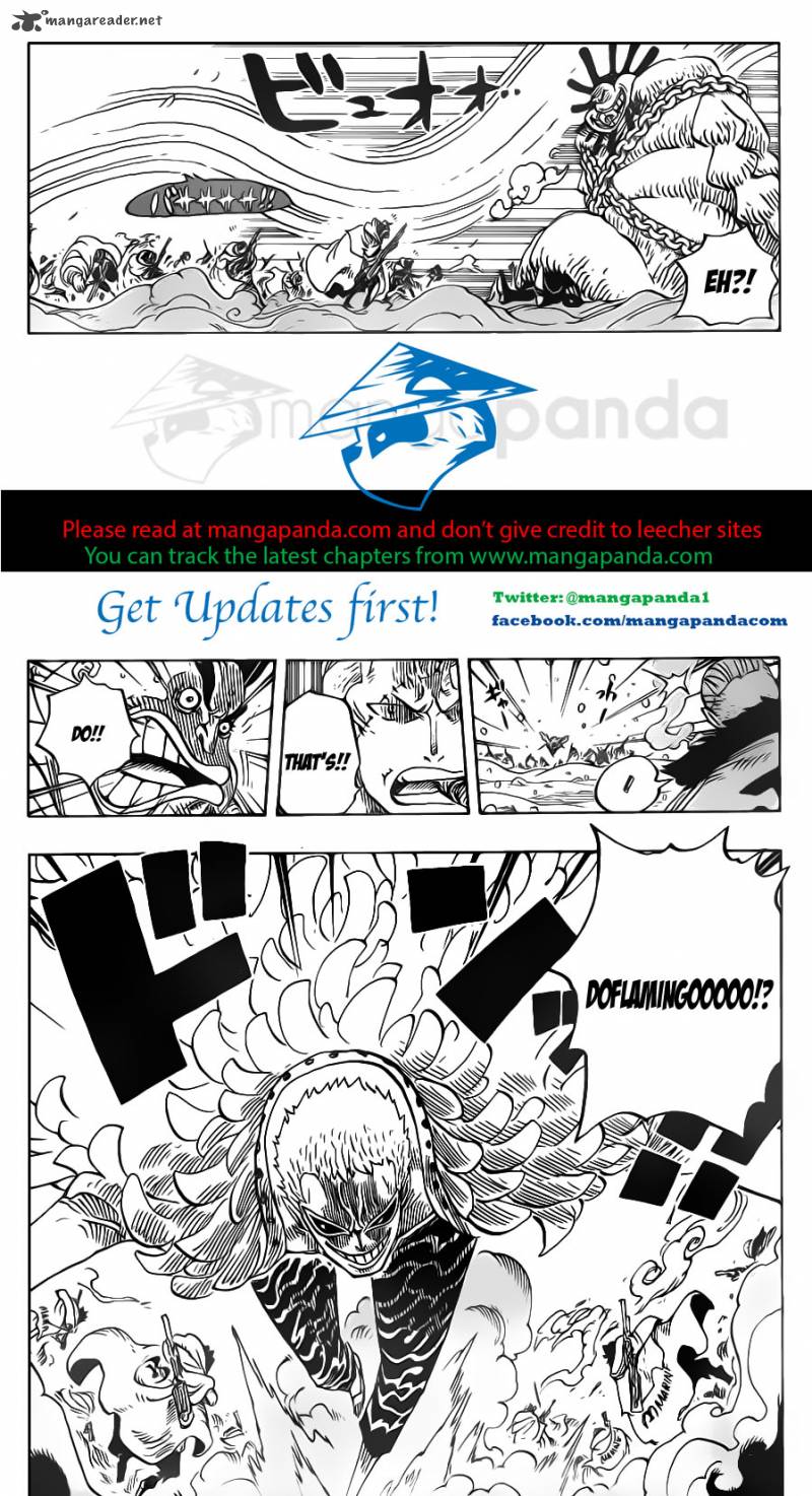 One Piece Manga Chapter 698 page 5 - Doflamingo Appears