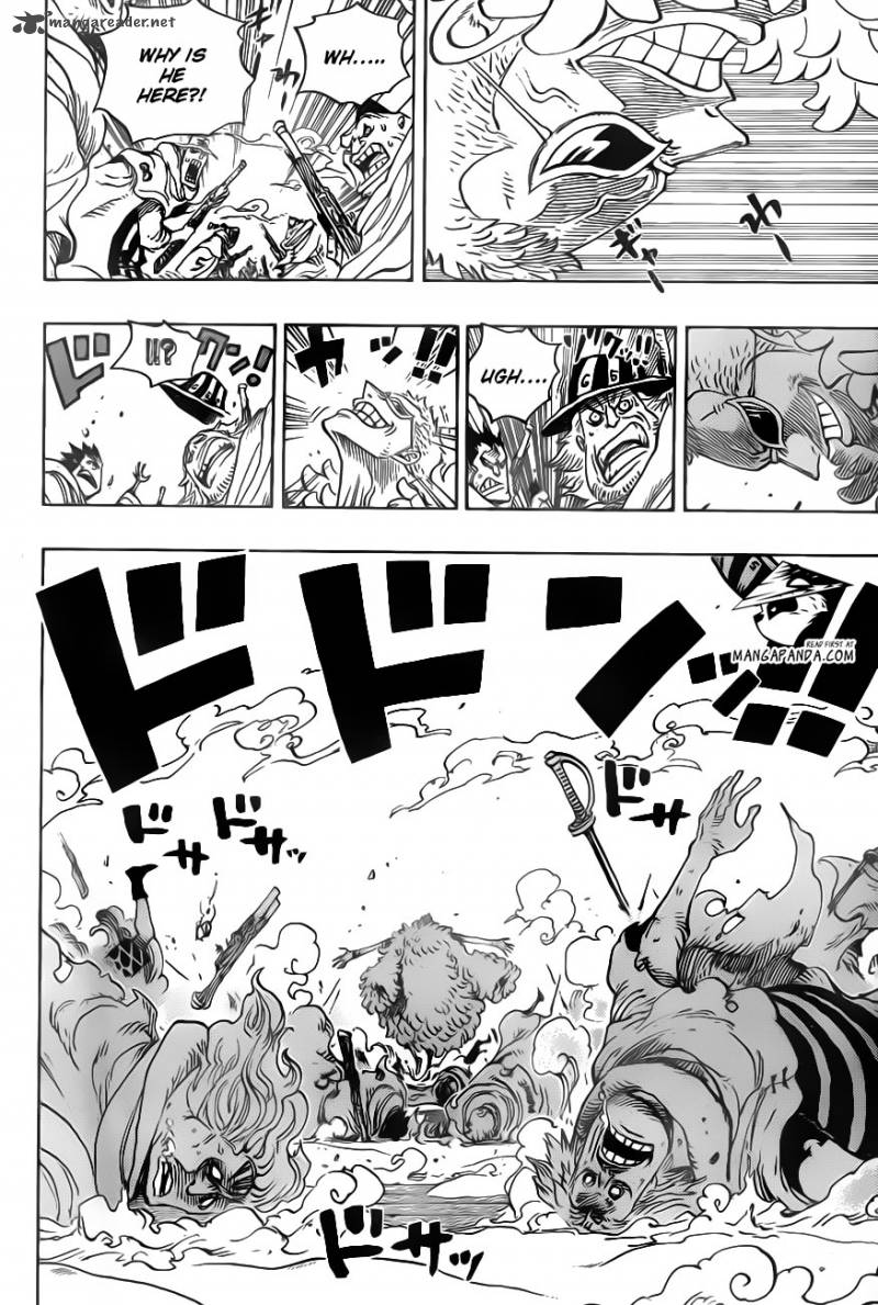 One Piece Manga Chapter 698 page 6 - Doflamingo Appears