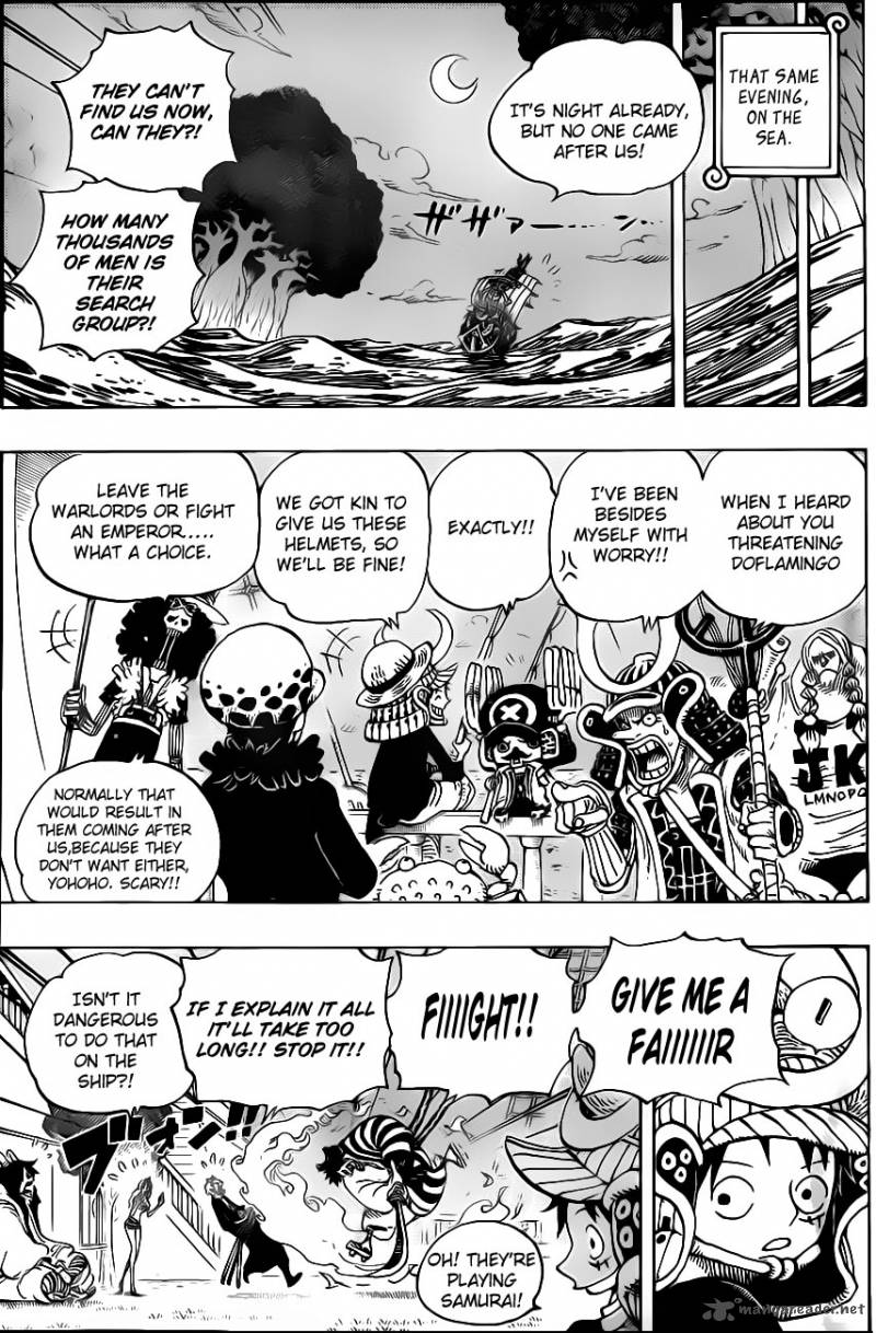 One Piece Manga Chapter 699 page 11 - Morning Edition