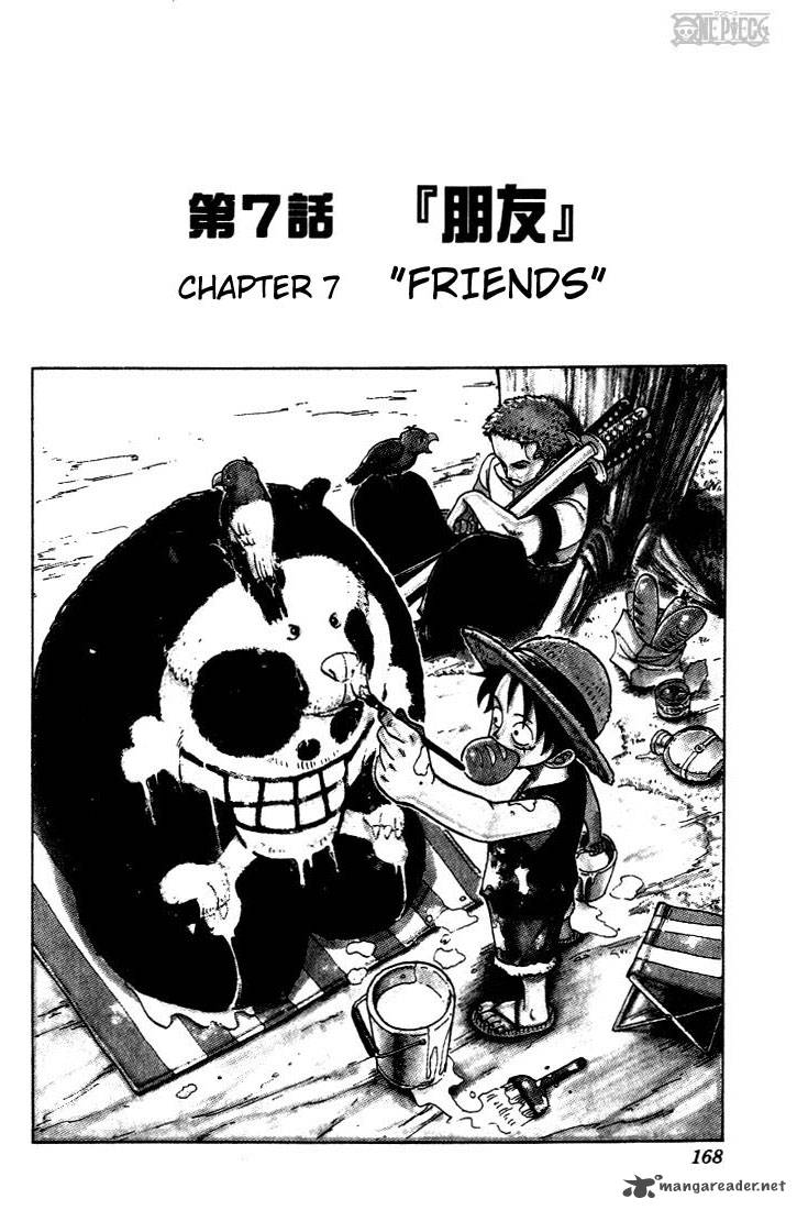 One Piece Manga Chapter 7 page 1 - Friends