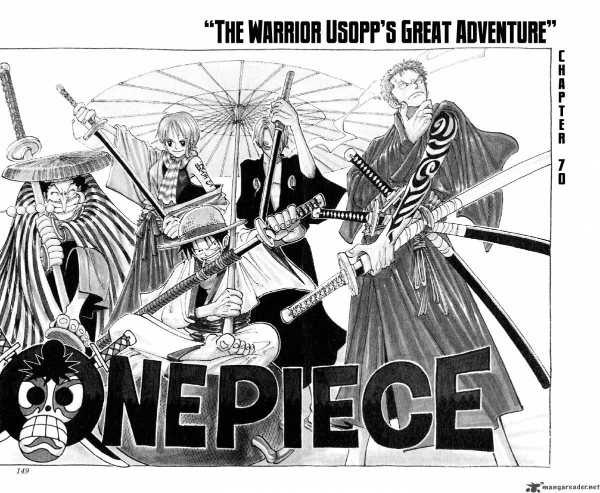 One Piece Manga Chapter 70 page 2 - The Great Adventure of Usopp the Man