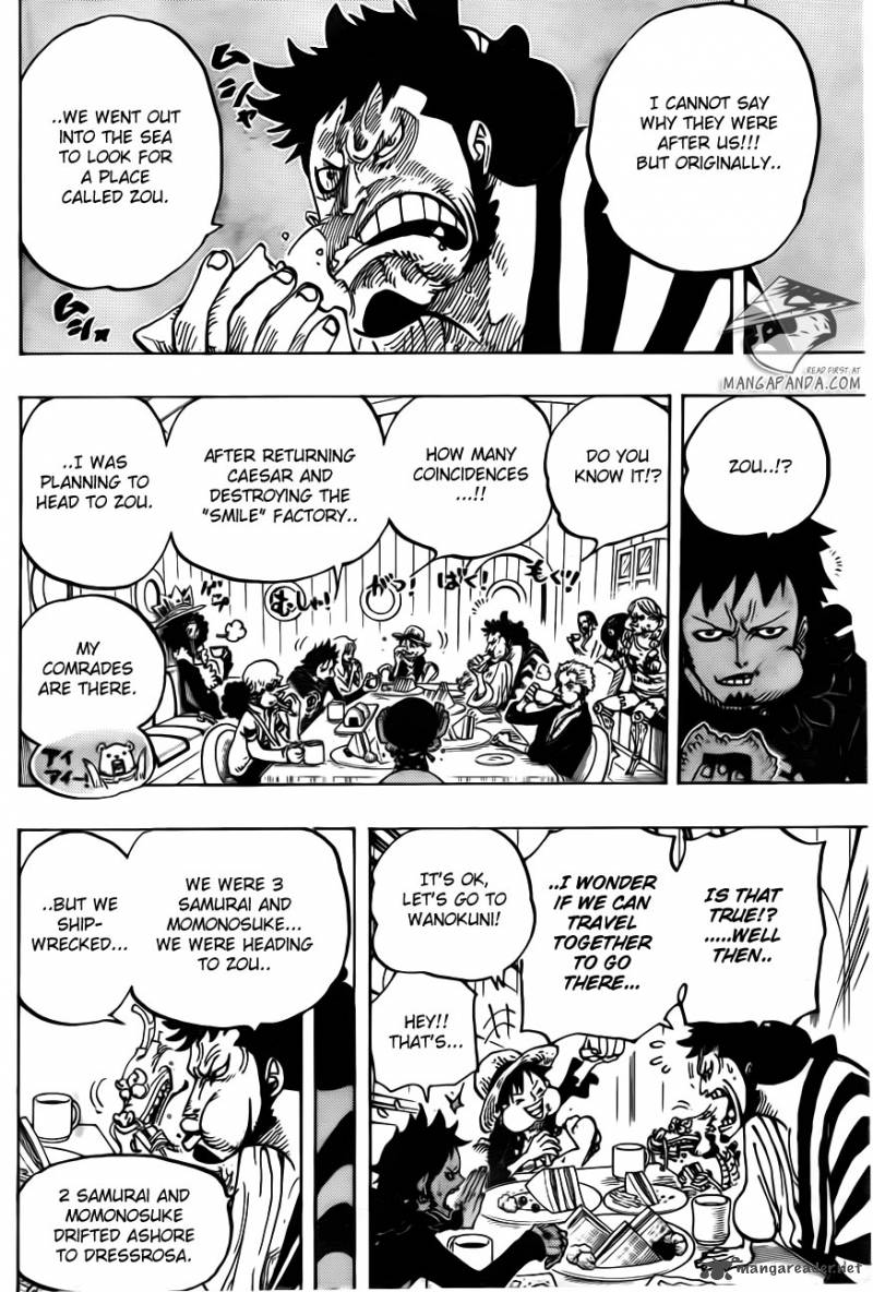 One Piece Manga Chapter 700 page 11 - His Own Pace