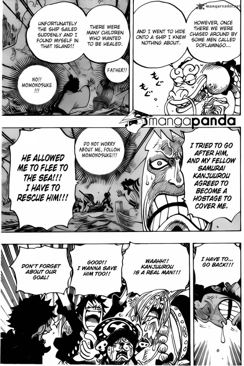 One Piece Manga Chapter 700 page 12 - His Own Pace