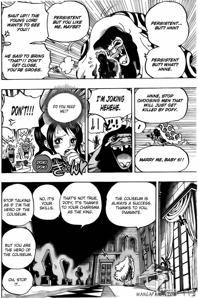 One Piece Manga Chapter 700 page 17 - His Own Pace