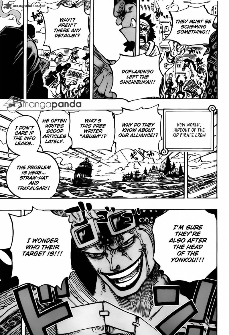 One Piece Manga Chapter 700 page 4 - His Own Pace