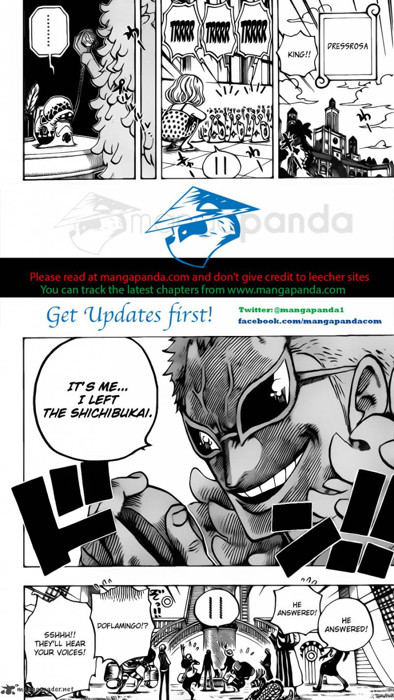 One Piece Manga Chapter 700 page 5 - His Own Pace