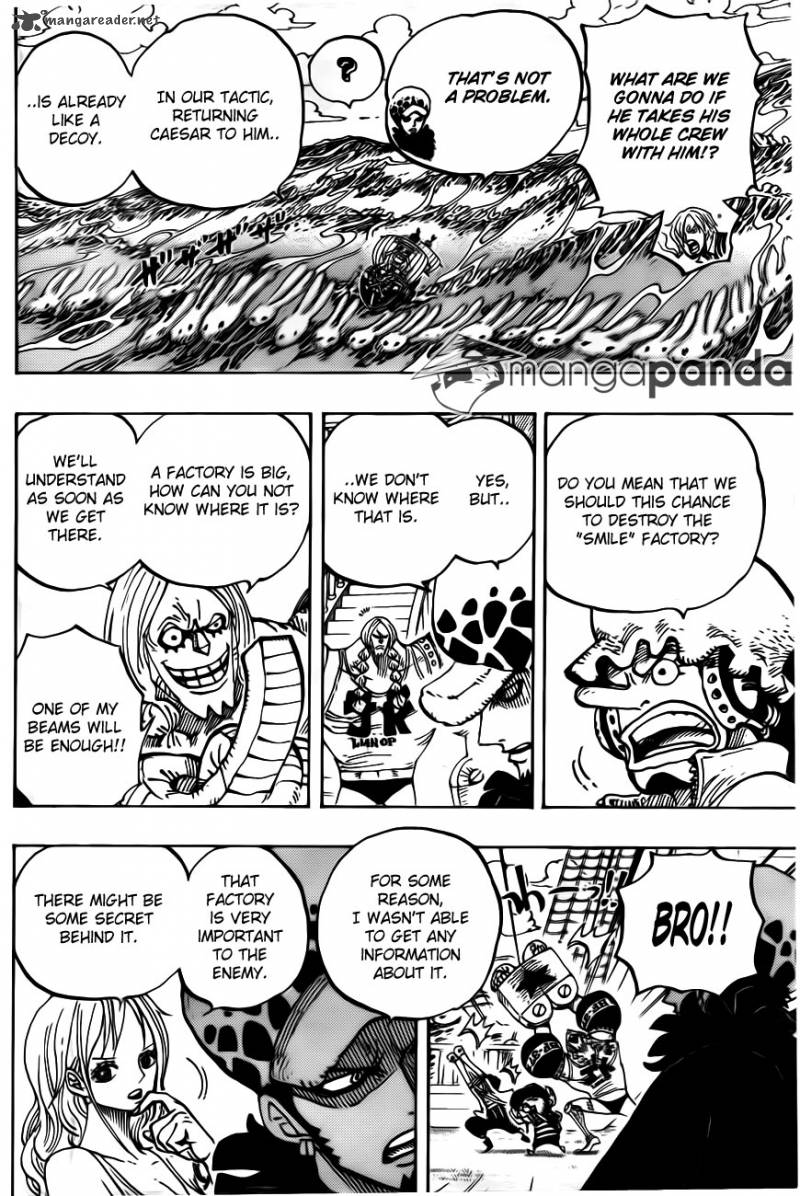 One Piece Manga Chapter 700 page 9 - His Own Pace