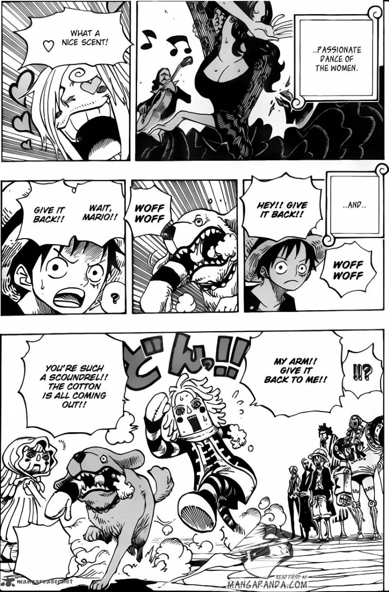 One Piece Manga Chapter 701 page 10 - Adventure in the Land of Love, Passion, and Toys