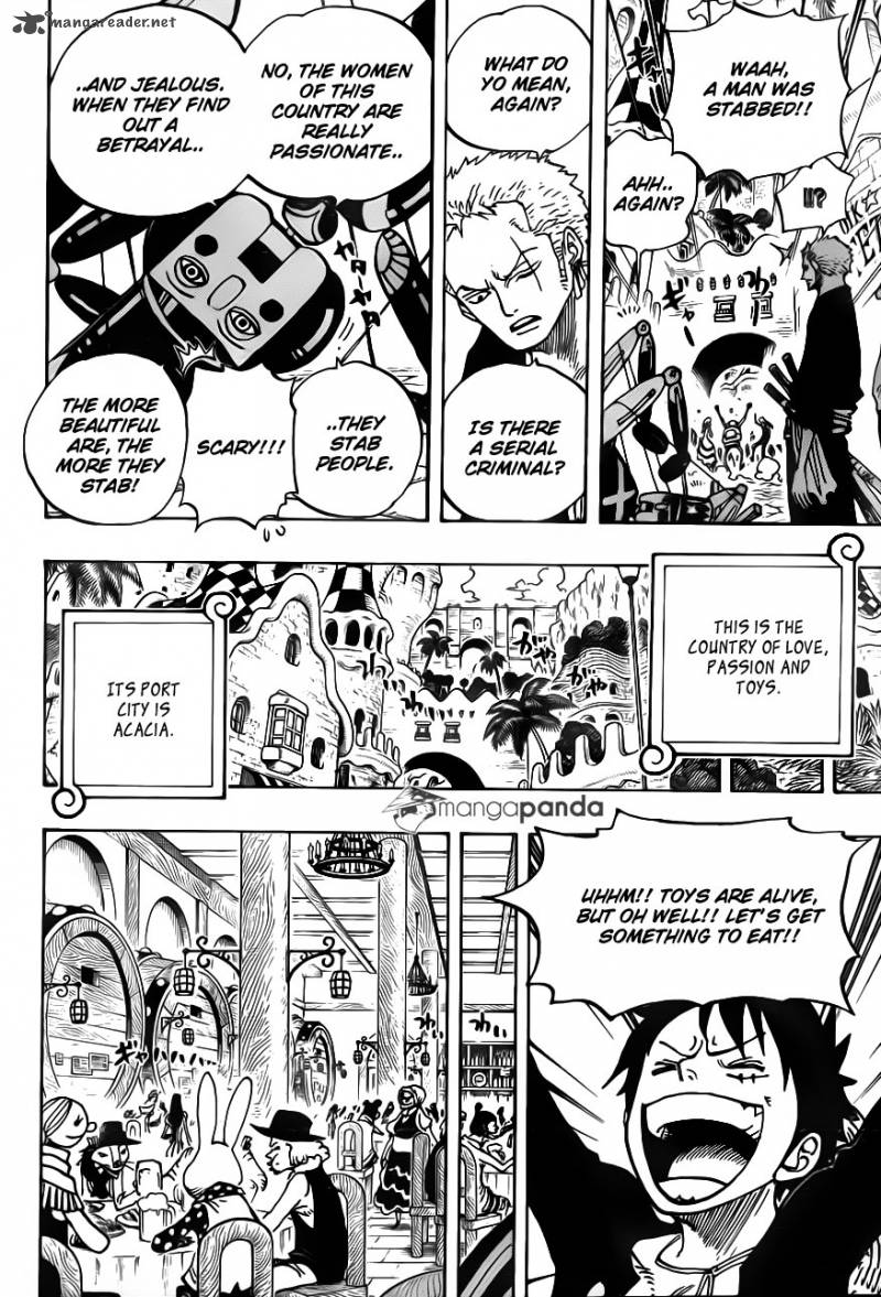 One Piece Manga Chapter 701 page 13 - Adventure in the Land of Love, Passion, and Toys