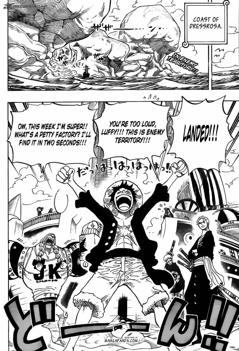 One Piece Manga Chapter 701 page 3 - Adventure in the Land of Love, Passion, and Toys