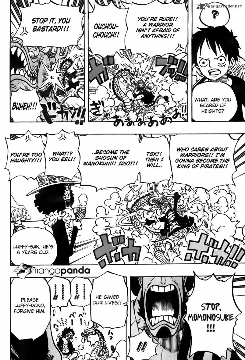 One Piece Manga Chapter 701 page 5 - Adventure in the Land of Love, Passion, and Toys
