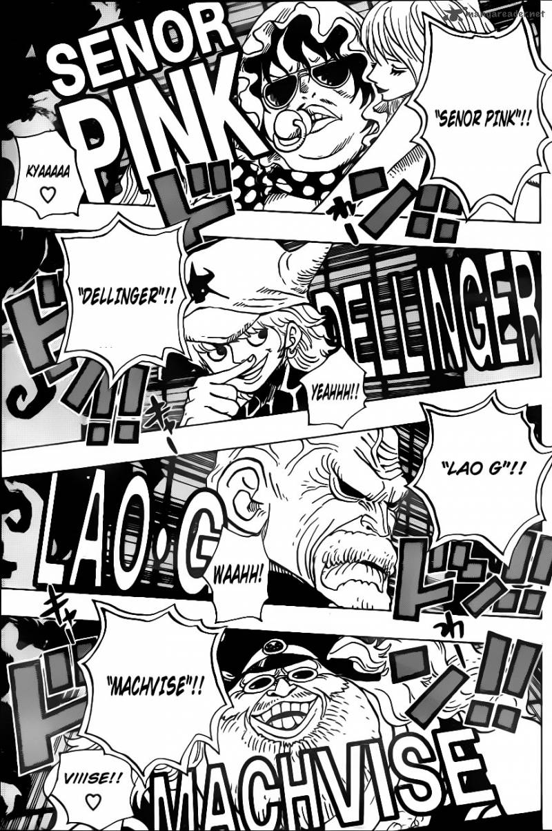 One Piece Manga Chapter 702 page 15 - Corrida Colosseum