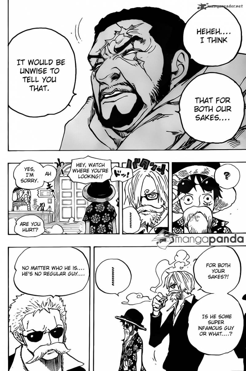 One Piece Manga Chapter 702 page 6 - Corrida Colosseum