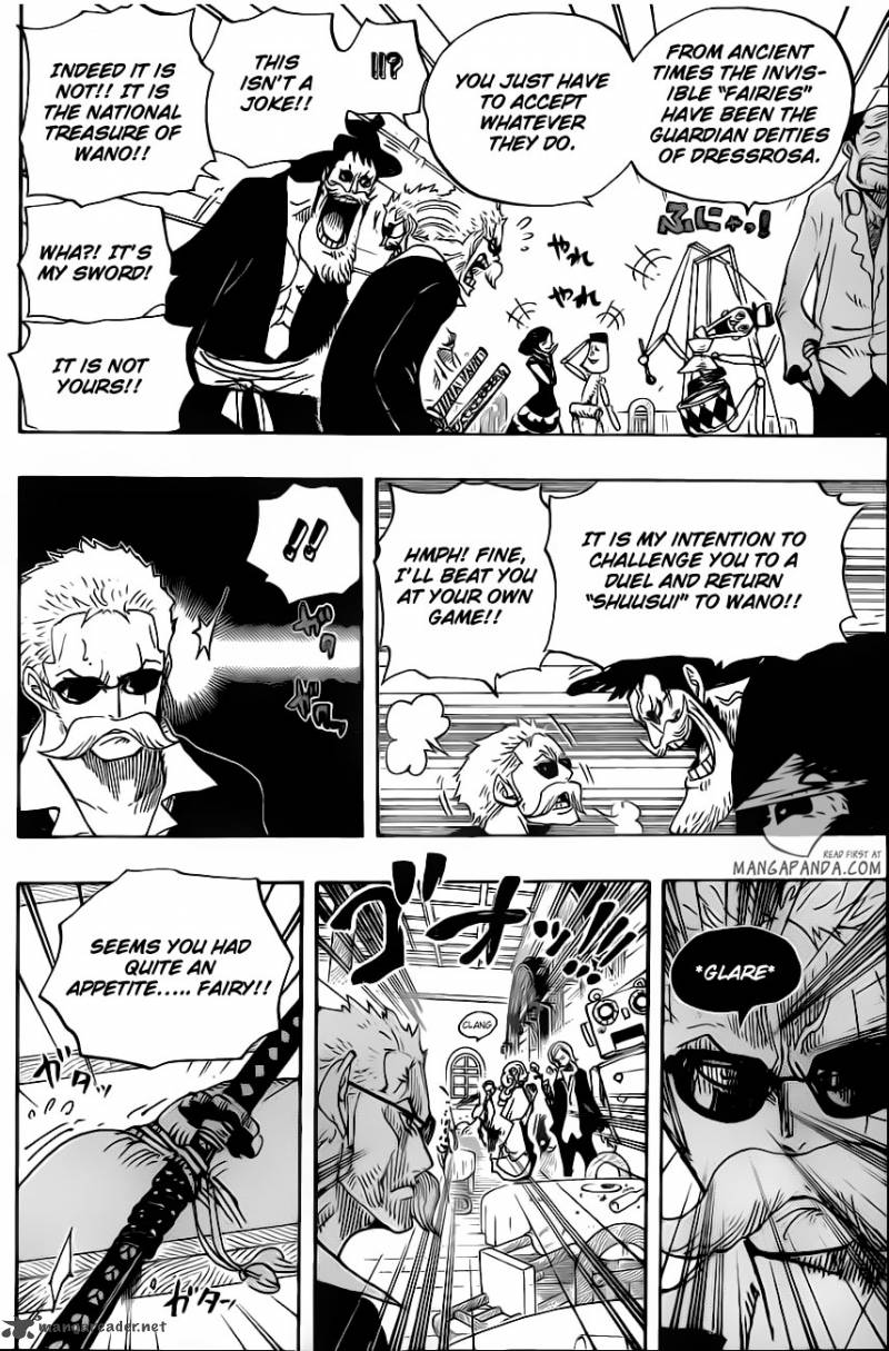 One Piece Manga Chapter 702 page 8 - Corrida Colosseum