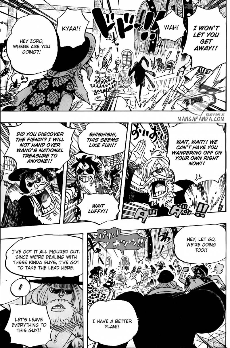 One Piece Manga Chapter 702 page 9 - Corrida Colosseum