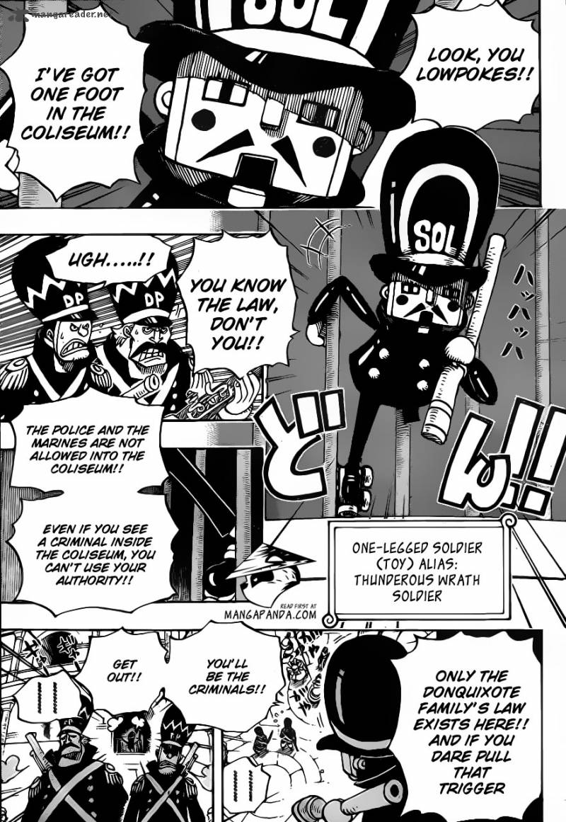 One Piece Manga Chapter 703 page 15 - Waiting Room