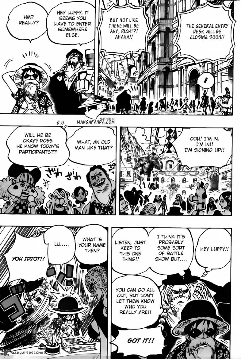 One Piece Manga Chapter 703 page 17 - Waiting Room