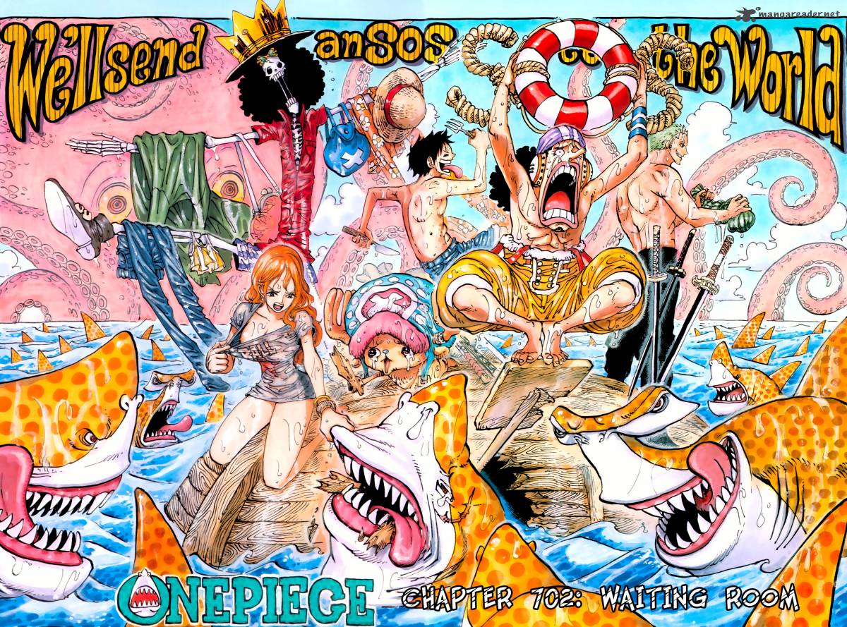 One Piece Manga Chapter 703 page 4 - Waiting Room