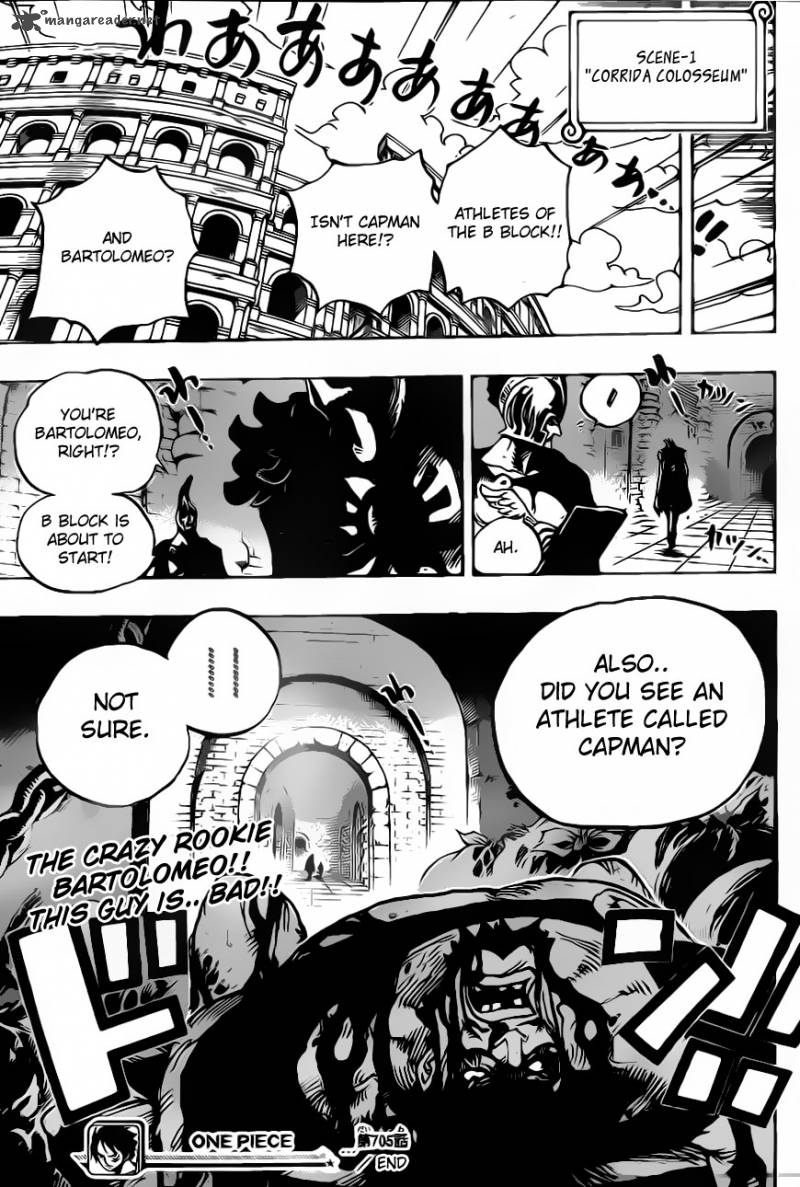 One Piece Manga Chapter 705 page 20 - Maynard the Pursuer