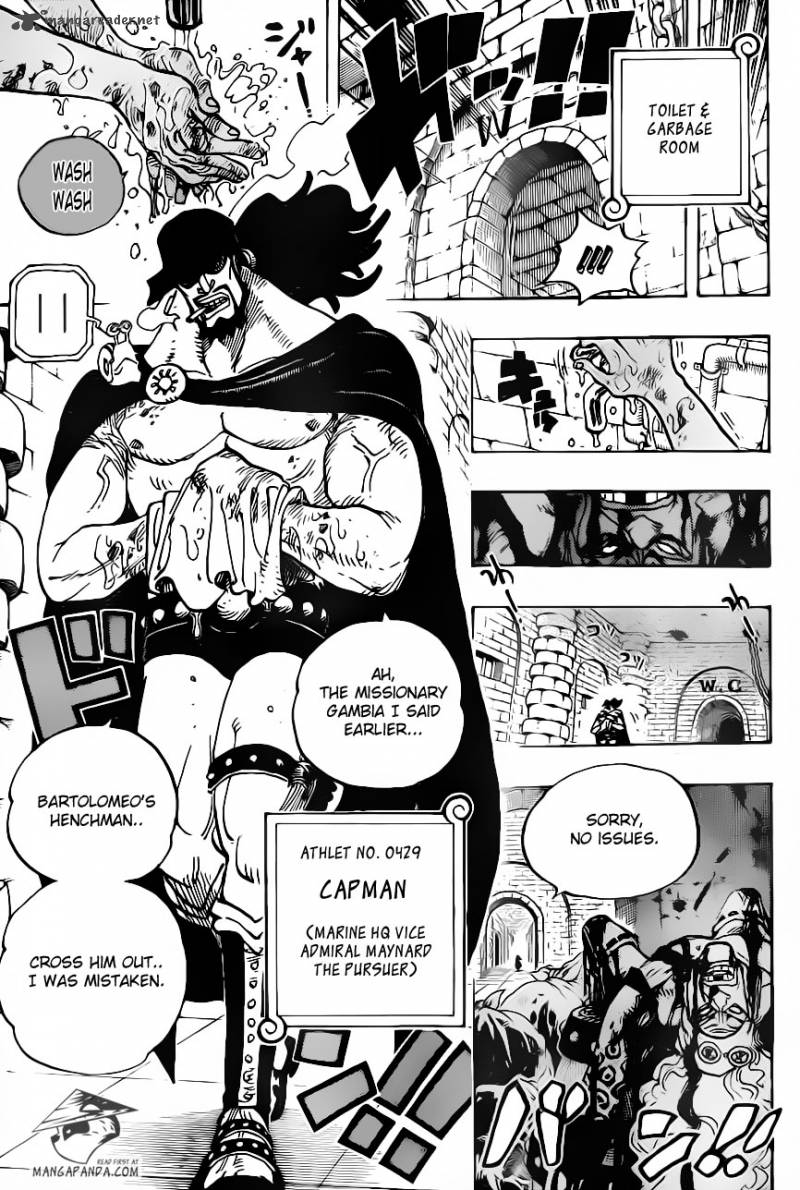 One Piece Manga Chapter 705 page 6 - Maynard the Pursuer