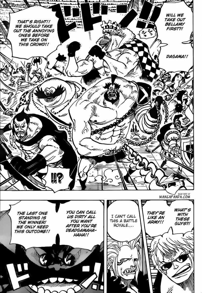 One Piece Manga Chapter 706 page 15 - I Won't Laugh at You