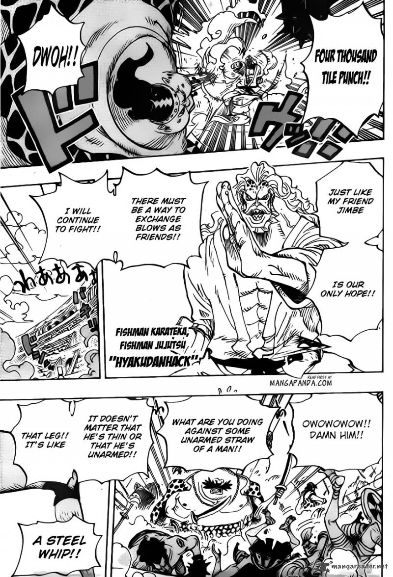 One Piece Manga Chapter 707 page 10 - B Block