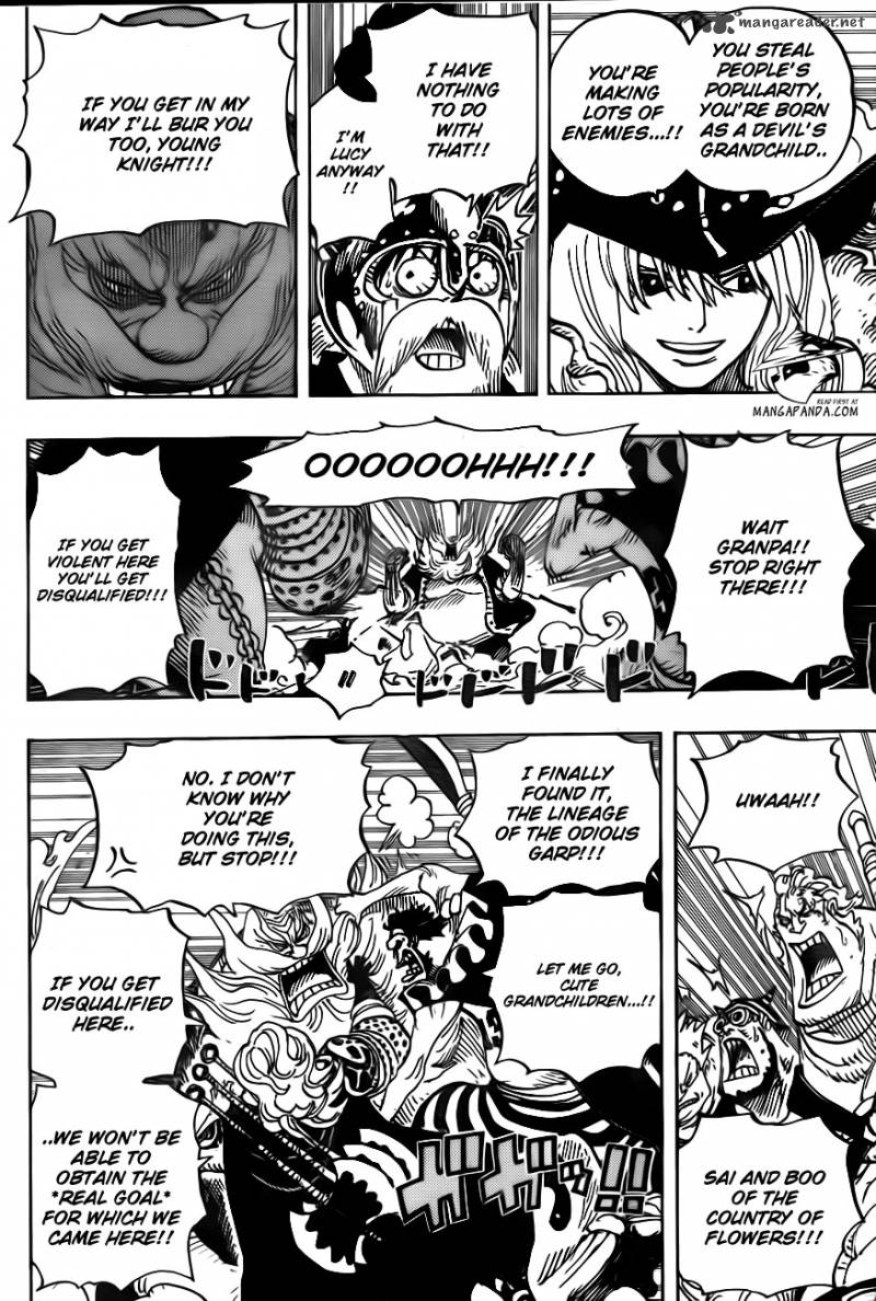 One Piece Manga Chapter 708 page 10 - Colosseum of Scoundrels