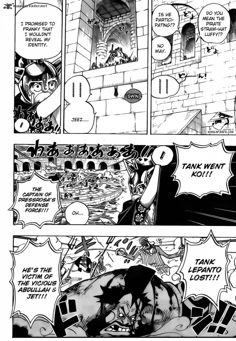 One Piece Manga Chapter 708 page 12 - Colosseum of Scoundrels