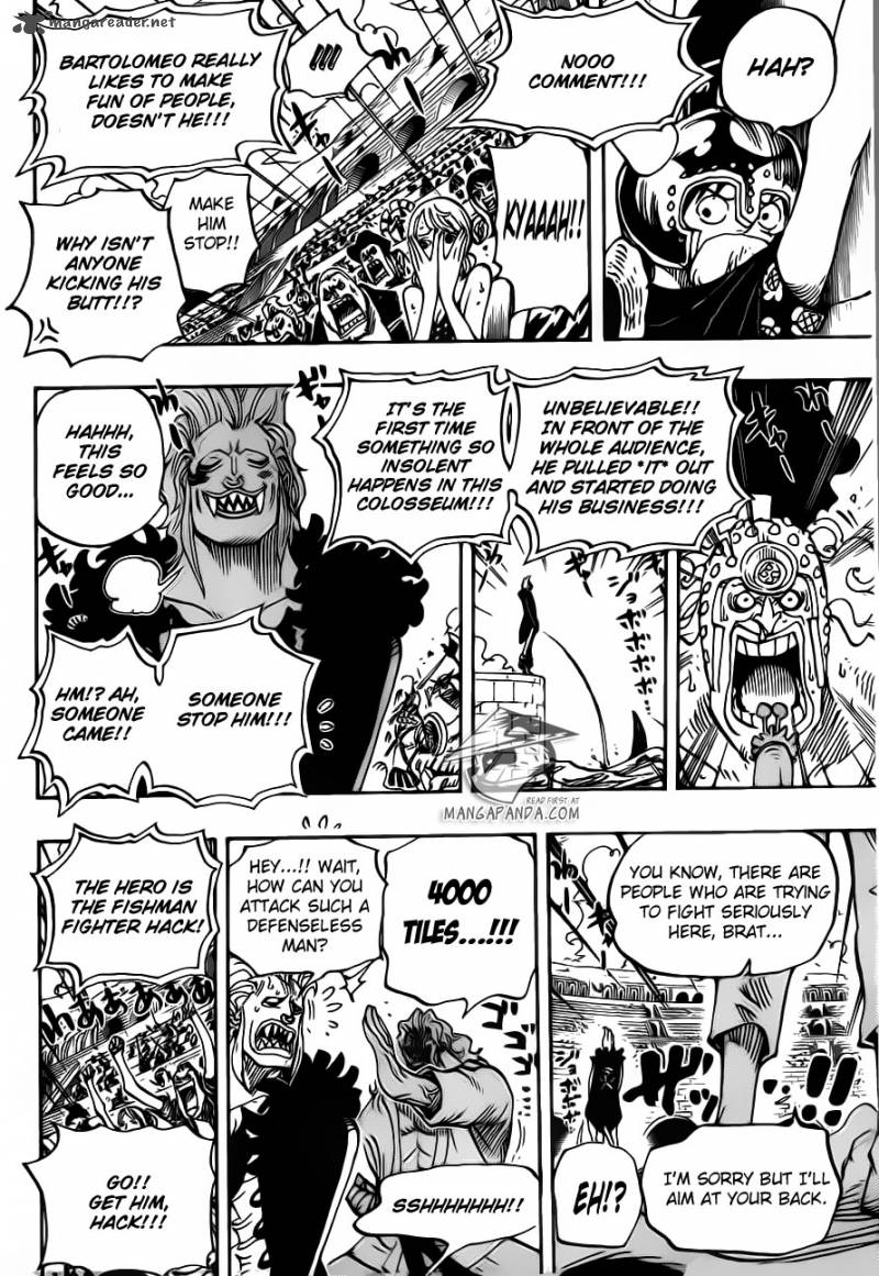 One Piece Manga Chapter 708 page 16 - Colosseum of Scoundrels
