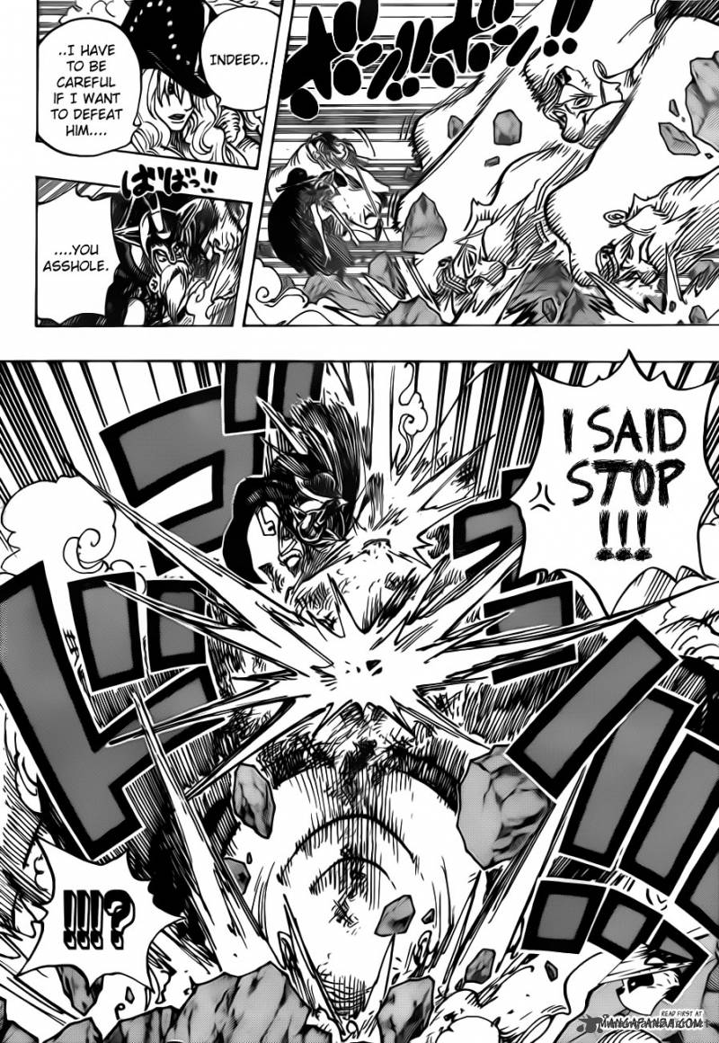 One Piece Manga Chapter 708 page 8 - Colosseum of Scoundrels