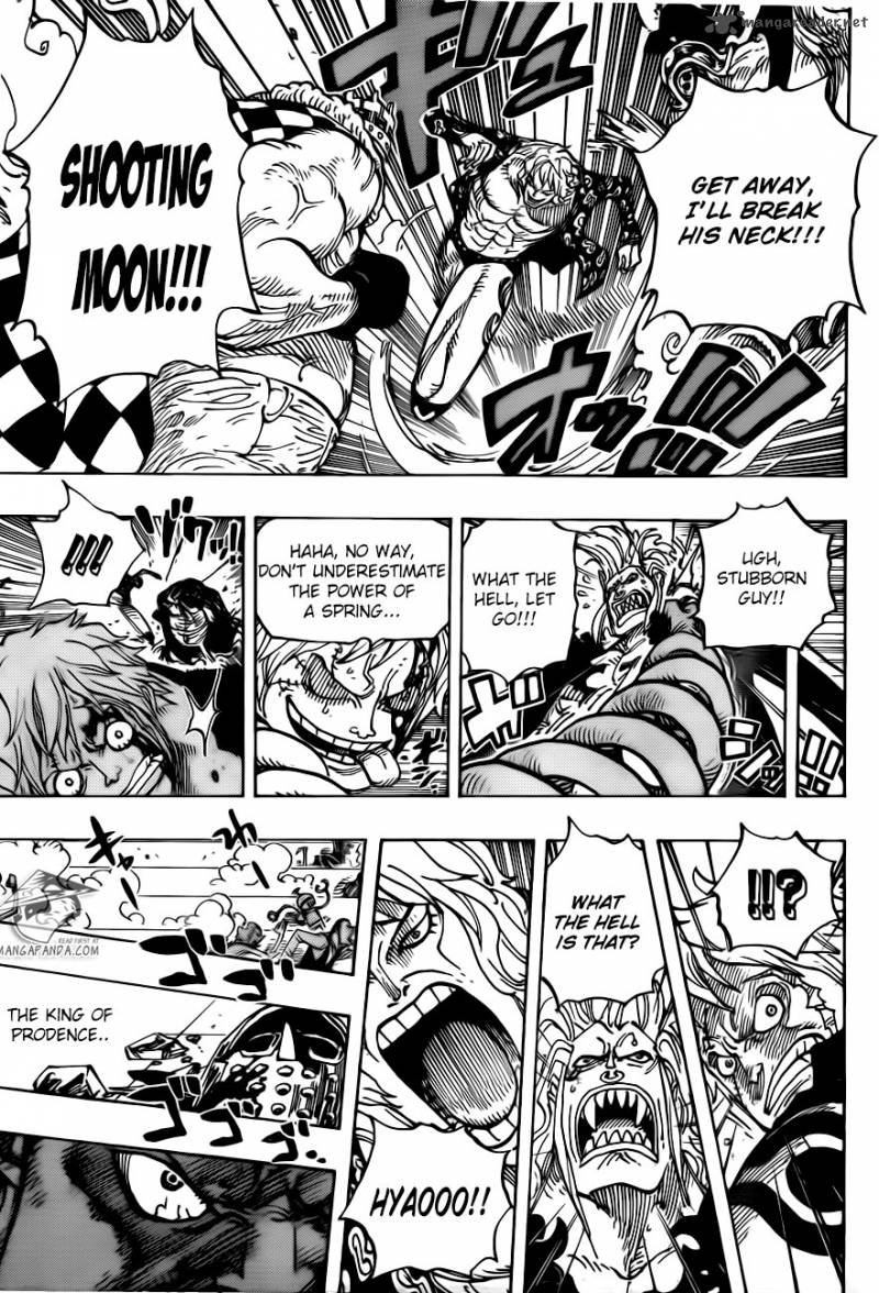 One Piece Manga Chapter 709 page 12 - King Punch!!